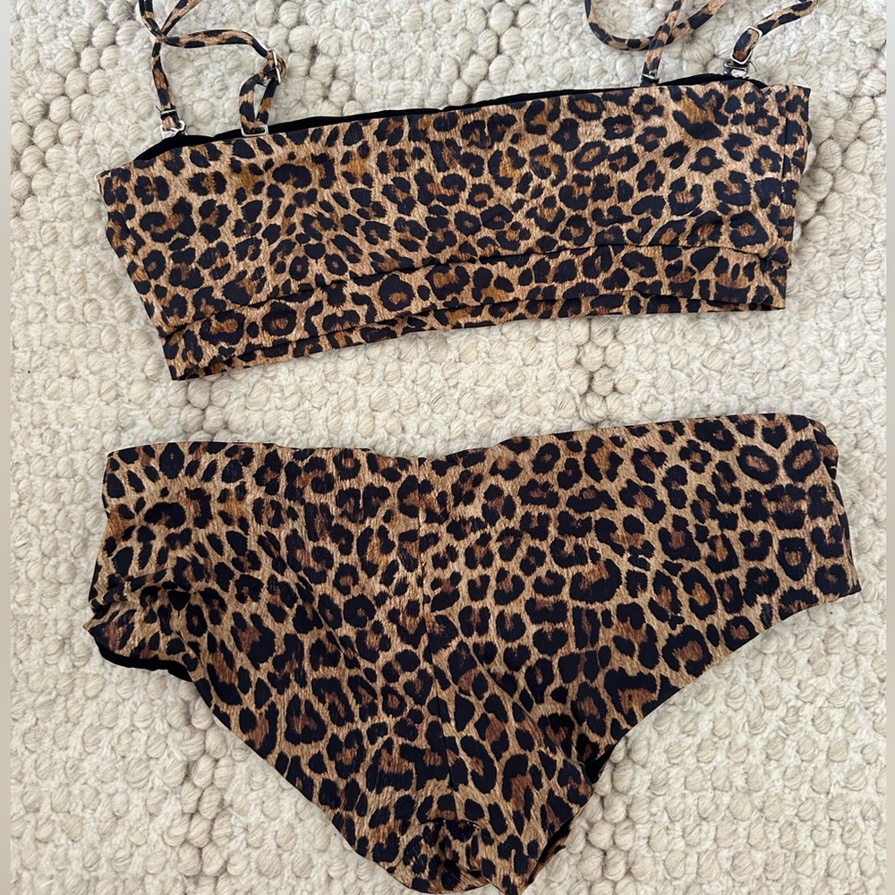 anemone leopard bikini set